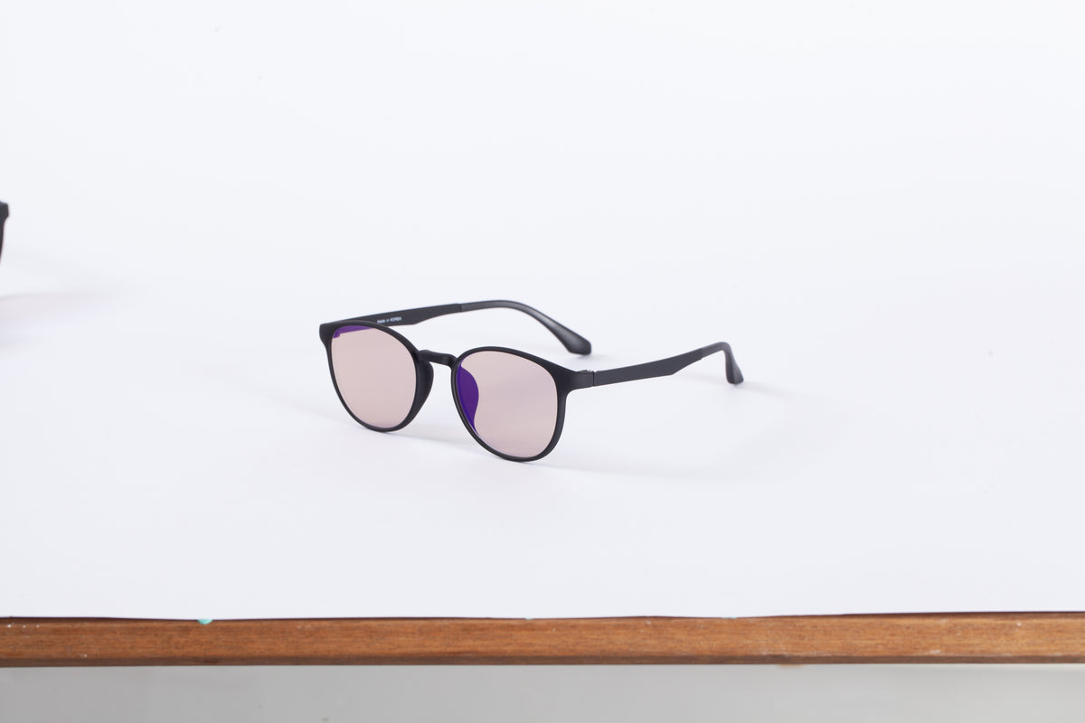 Rare-Earth Coated Blue-Light Filtering Eyewear